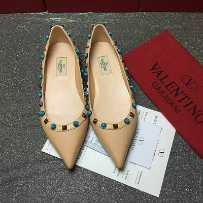 Valentino Shallow mouth flat shoes Women--008